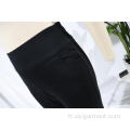 Pantalon slim stretch noir pour dames